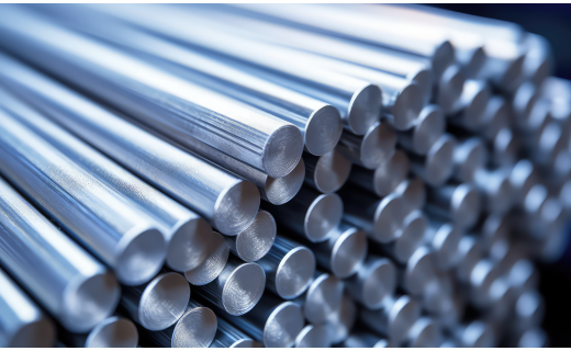 Stack of Aluminum Rods