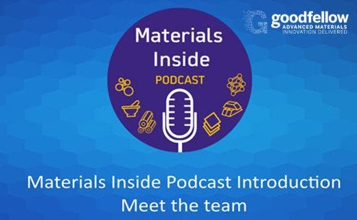 Ep 1. Materials Inside Podcast Introduction – Meet the Team