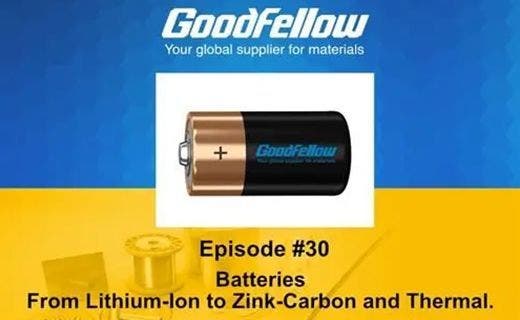 Ep 30. Batteries - From Lithium-Ion to Zink-Carbon and Thermal
