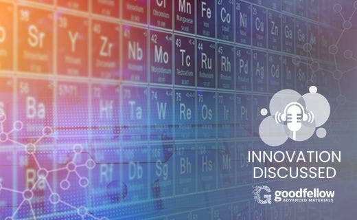 Goodfellow podcast on the history of the periodic table