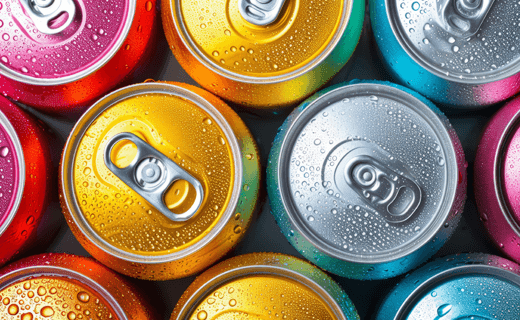 Aluminium cans for recycling