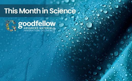 This Month in Science History: Waterproof Materials