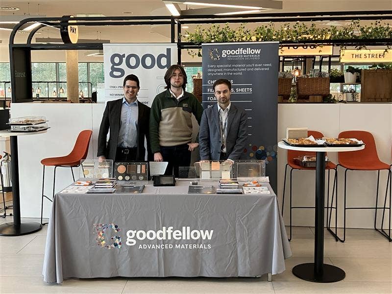 Goodfellow materials experts at research park site show